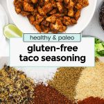 gluten-free taco seasoning on chicken