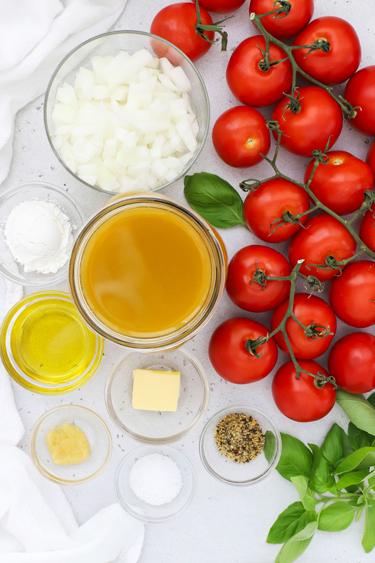 ingredients for gluten free tomato soup