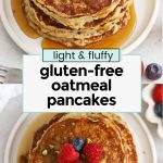 gluten-free pancakes with maple syrup