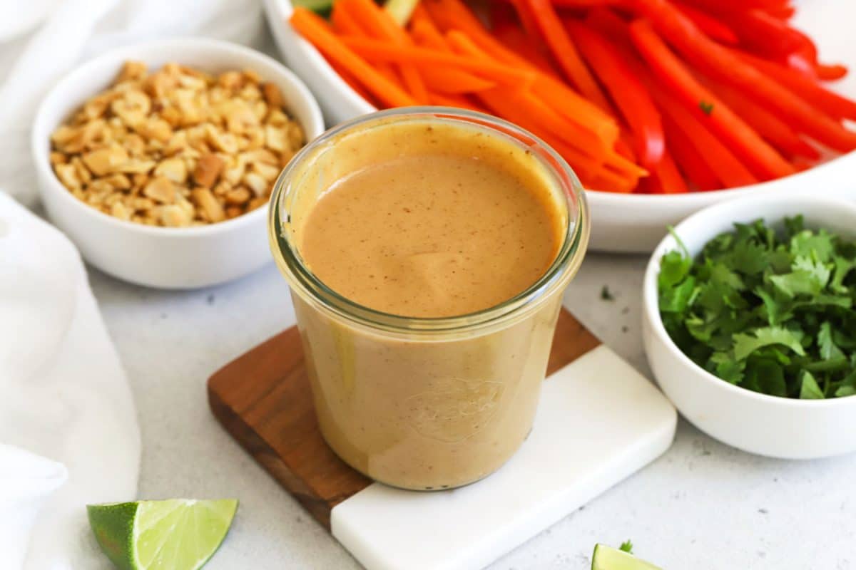 EASY 5-Ingredient Peanut Sauce Recipe (Gluten-Free)