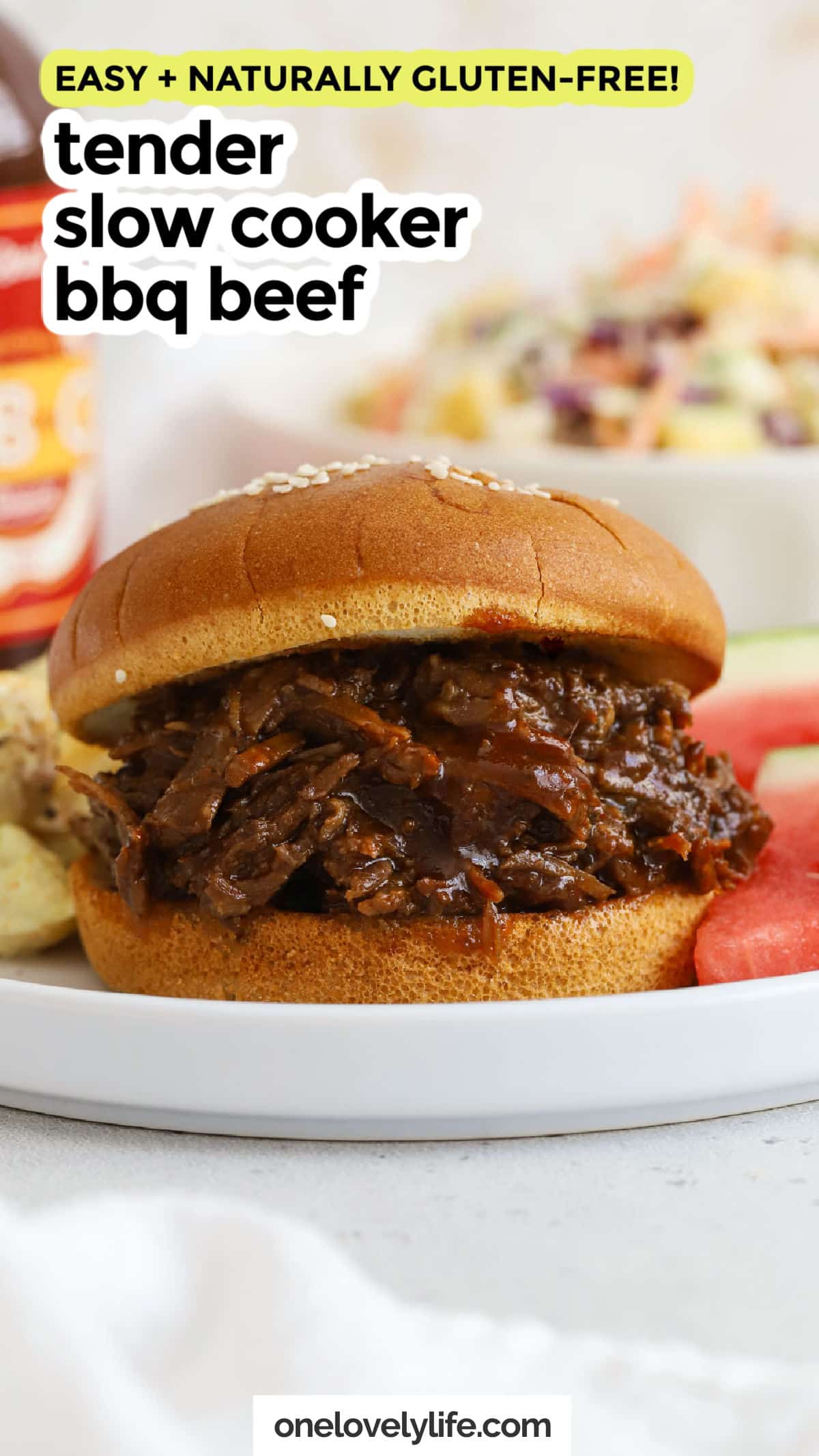 Easy Slow Cooker BBQ Beef (For Sandwiches & More!)