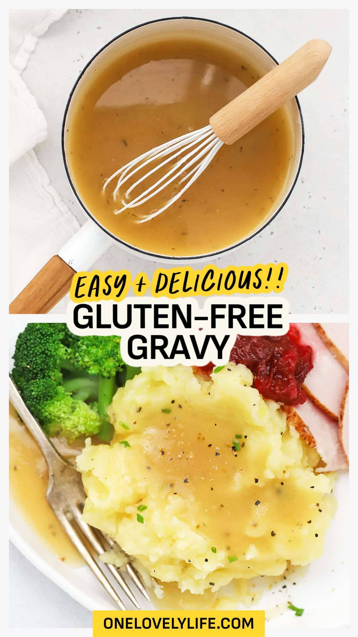 EASY Gluten-Free Gravy (With or Without Drippings)