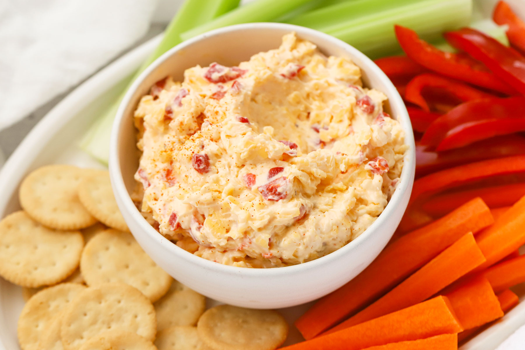 Creamy Homemade Pimento Cheese (Dip or Spread!)