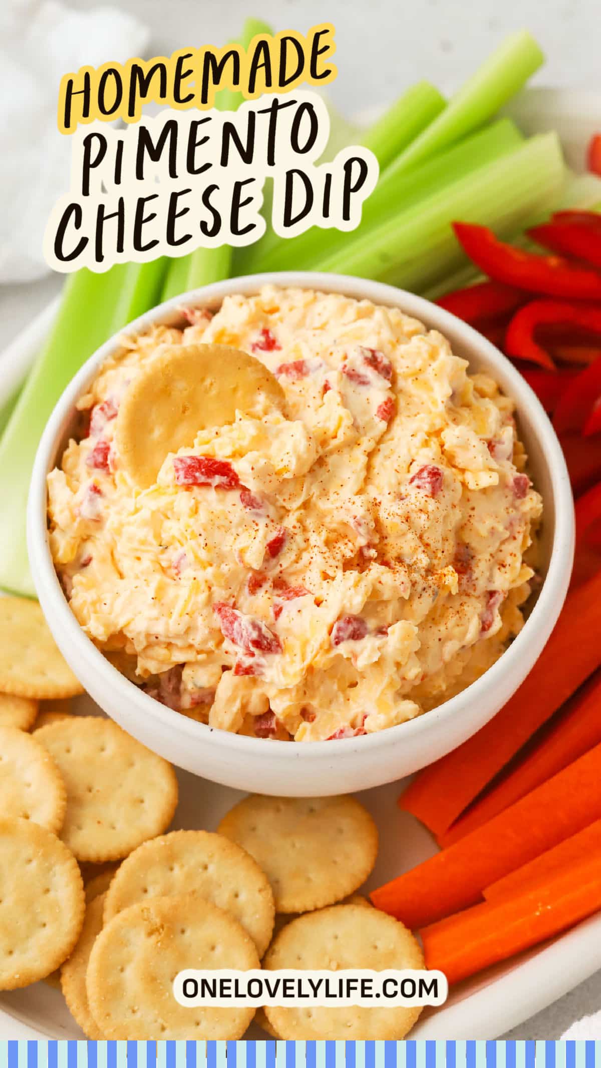 Creamy Homemade Pimento Cheese (Dip or Spread!)